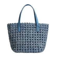 Elena | Bolso denim cubo